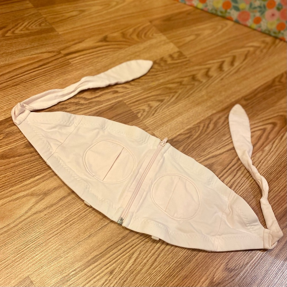 XS-L front zip hands-free pumping bra